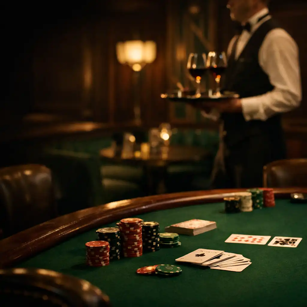Pokerová noc s večeří u pokerového stolu